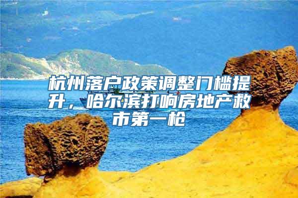 杭州落户政策调整门槛提升，哈尔滨打响房地产救市第一枪