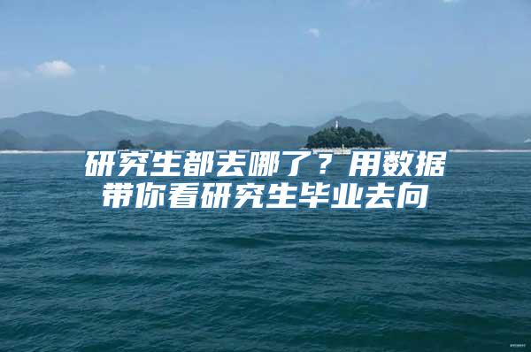 研究生都去哪了？用数据带你看研究生毕业去向