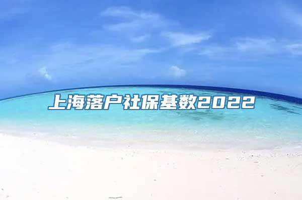 上海落户社保基数2022