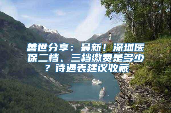 善世分享：最新！深圳医保二档、三档缴费是多少？待遇表建议收藏