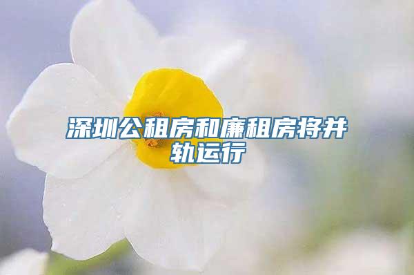 深圳公租房和廉租房将并轨运行