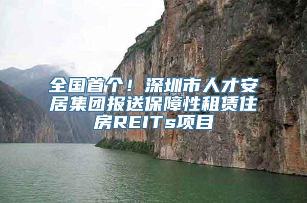 全国首个！深圳市人才安居集团报送保障性租赁住房REITs项目