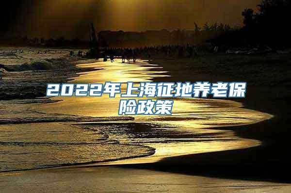 2022年上海征地养老保险政策