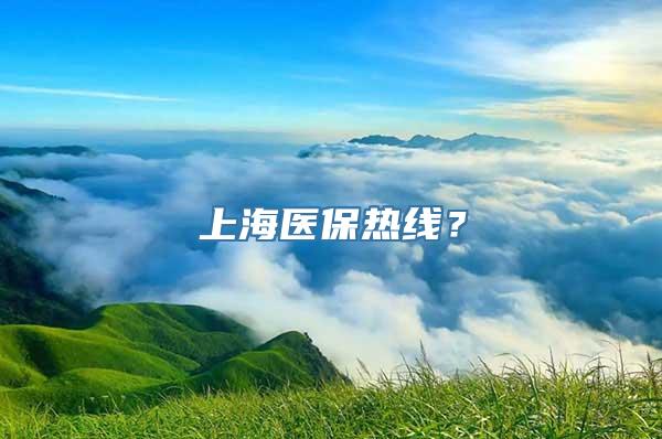 上海医保热线？