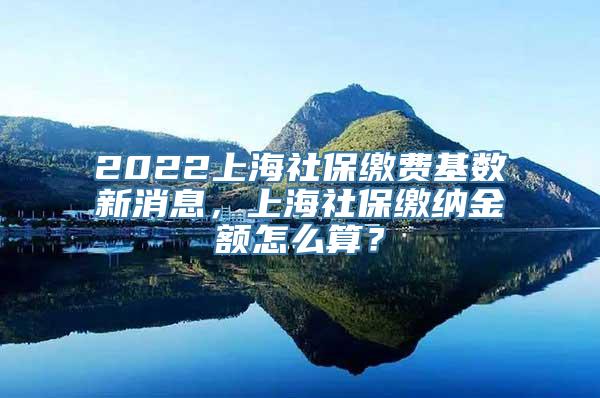 2022上海社保缴费基数新消息，上海社保缴纳金额怎么算？