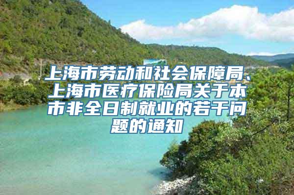 上海市劳动和社会保障局、上海市医疗保险局关于本市非全日制就业的若干问题的通知