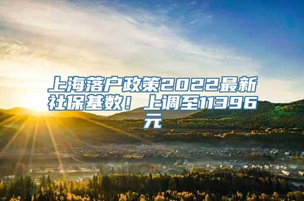 上海落户政策2022最新社保基数！上调至11396元