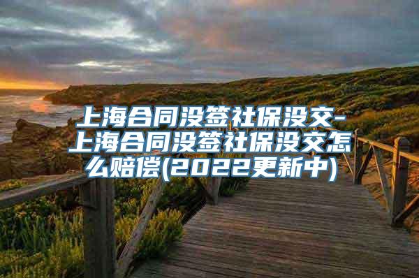 上海合同没签社保没交-上海合同没签社保没交怎么赔偿(2022更新中)