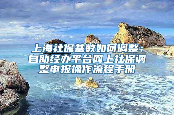 上海社保基数如何调整：自助经办平台网上社保调整申报操作流程手册