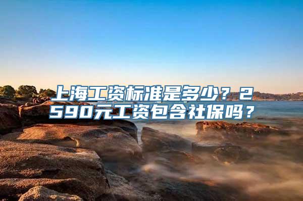 上海工资标准是多少？2590元工资包含社保吗？