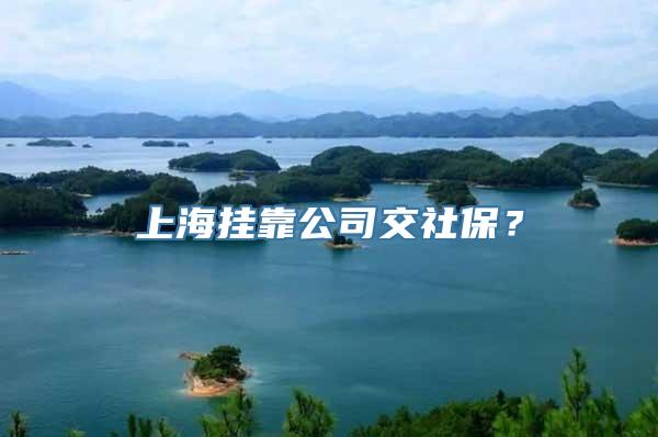 上海挂靠公司交社保？