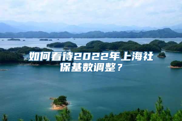 如何看待2022年上海社保基数调整？