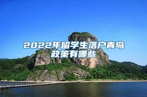 2022年留学生落户青岛政策有哪些