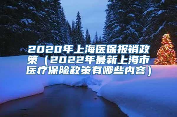 2020年上海医保报销政策（2022年最新上海市医疗保险政策有哪些内容）