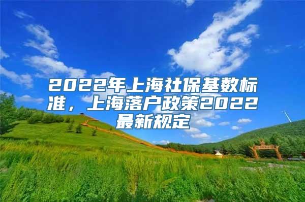 2022年上海社保基数标准，上海落户政策2022最新规定