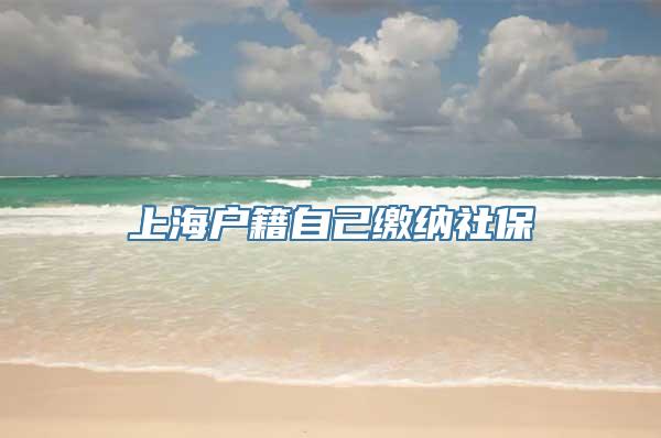 上海户籍自己缴纳社保