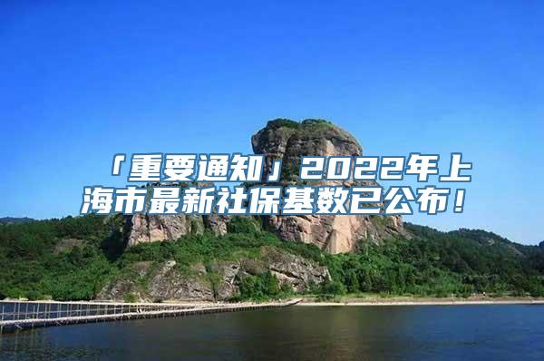 「重要通知」2022年上海市最新社保基数已公布！