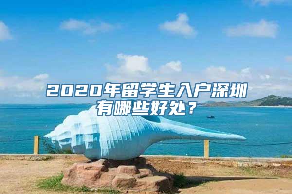 2020年留学生入户深圳有哪些好处？