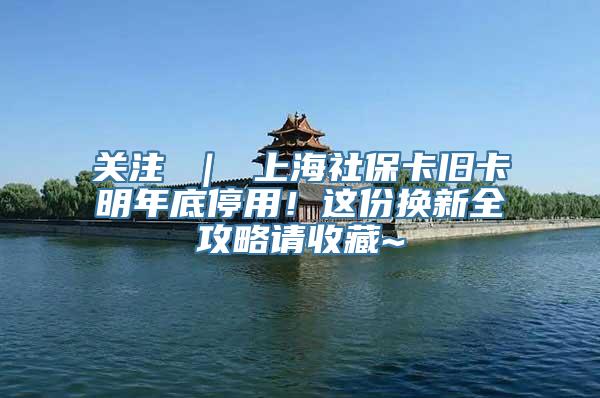 关注 ｜ 上海社保卡旧卡明年底停用！这份换新全攻略请收藏~