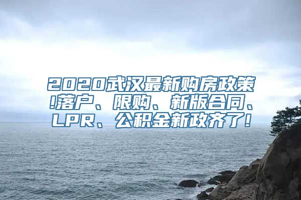 2020武汉最新购房政策!落户、限购、新版合同、LPR、公积金新政齐了!