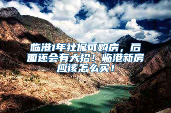 临港1年社保可购房，后面还会有大招！临港新房应该怎么买！