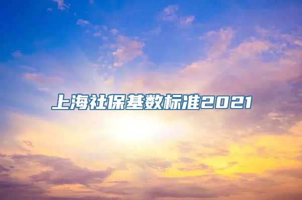 上海社保基数标准2021