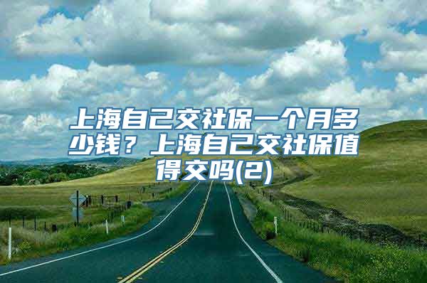 上海自己交社保一个月多少钱？上海自己交社保值得交吗(2)