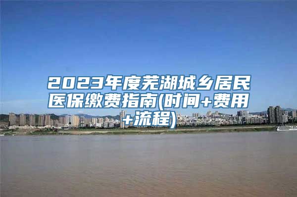 2023年度芜湖城乡居民医保缴费指南(时间+费用+流程)