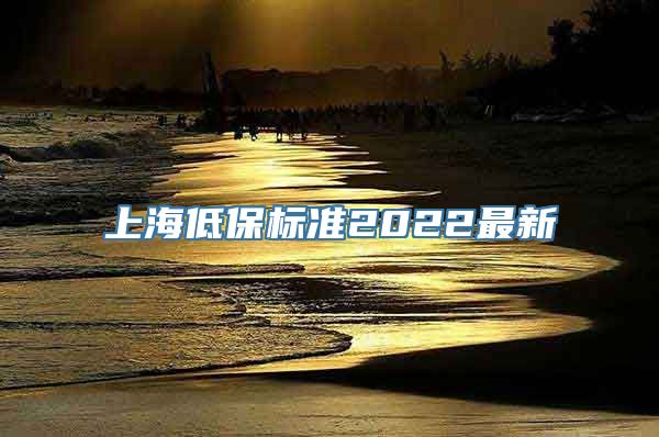 上海低保标准2022最新