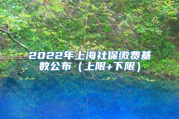 2022年上海社保缴费基数公布（上限+下限）