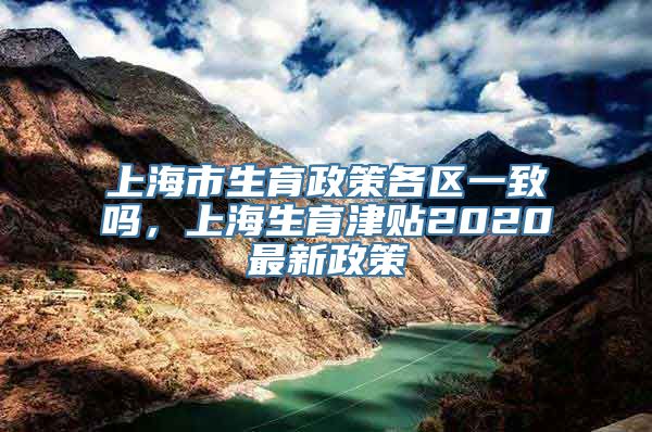 上海市生育政策各区一致吗，上海生育津贴2020最新政策