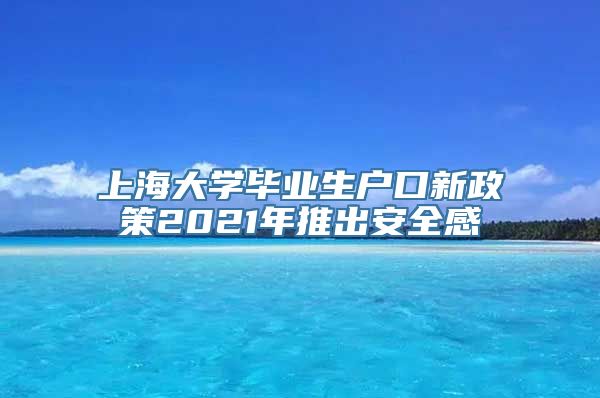 上海大学毕业生户口新政策2021年推出安全感