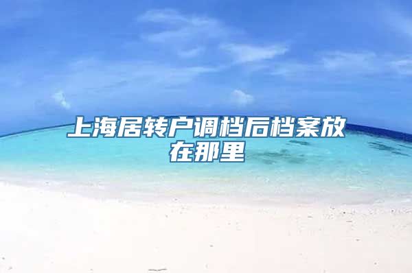 上海居转户调档后档案放在那里