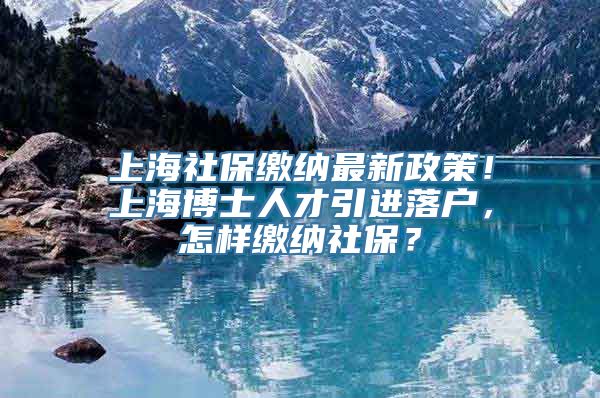 上海社保缴纳最新政策！上海博士人才引进落户，怎样缴纳社保？