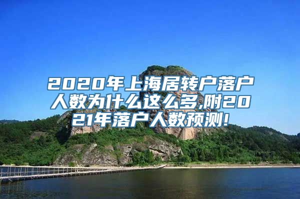 2020年上海居转户落户人数为什么这么多,附2021年落户人数预测!