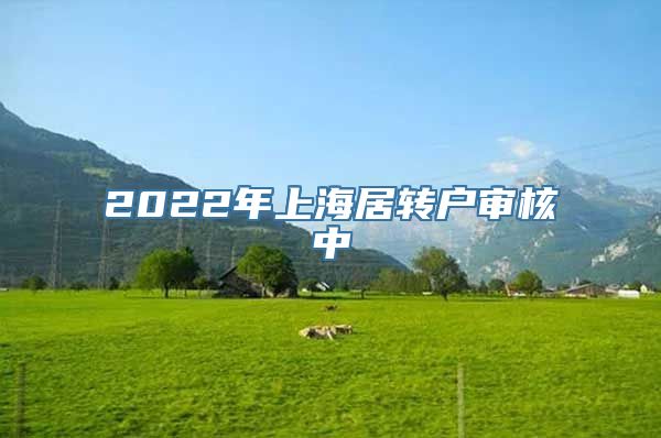 2022年上海居转户审核中