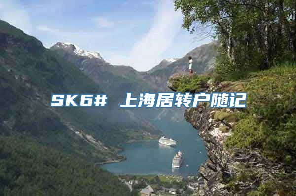 SK6# 上海居转户随记