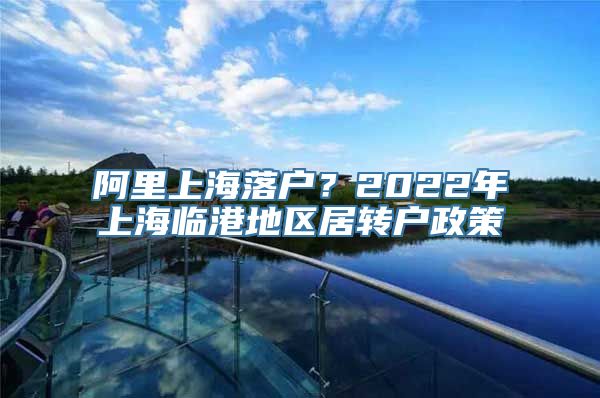 阿里上海落户？2022年上海临港地区居转户政策