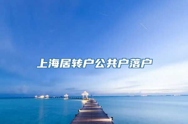 上海居转户公共户落户