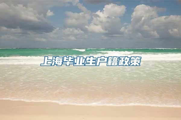 上海毕业生户籍政策