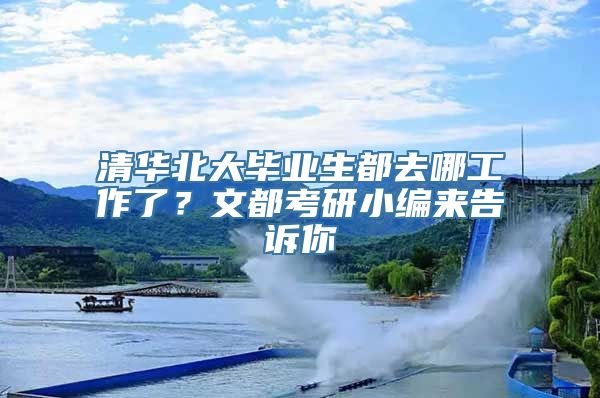 清华北大毕业生都去哪工作了？文都考研小编来告诉你