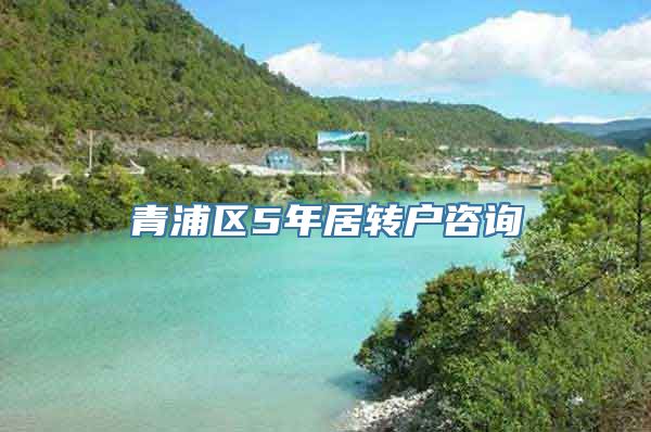 青浦区5年居转户咨询