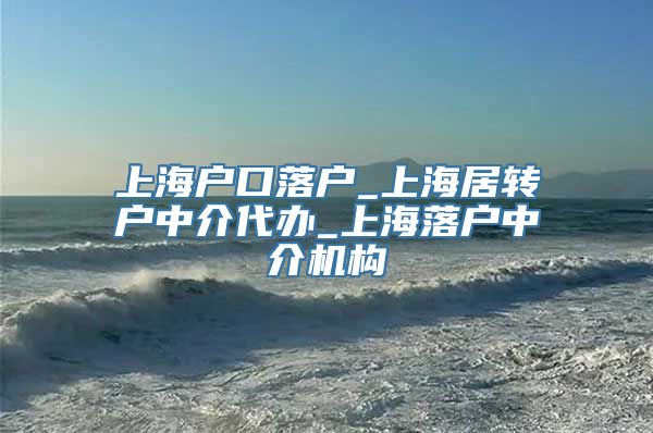 上海户口落户_上海居转户中介代办_上海落户中介机构