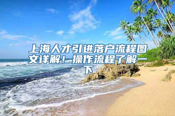 上海人才引进落户流程图文详解！操作流程了解一下