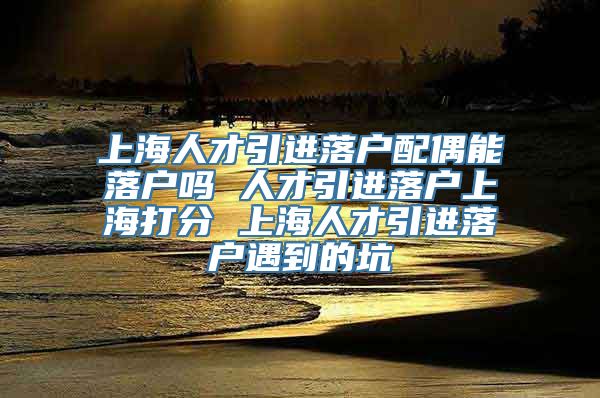 上海人才引进落户配偶能落户吗 人才引进落户上海打分 上海人才引进落户遇到的坑